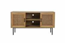 Komoda pod TV z rattanem