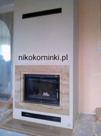 Kominki Kominek Eko z szybą prostą