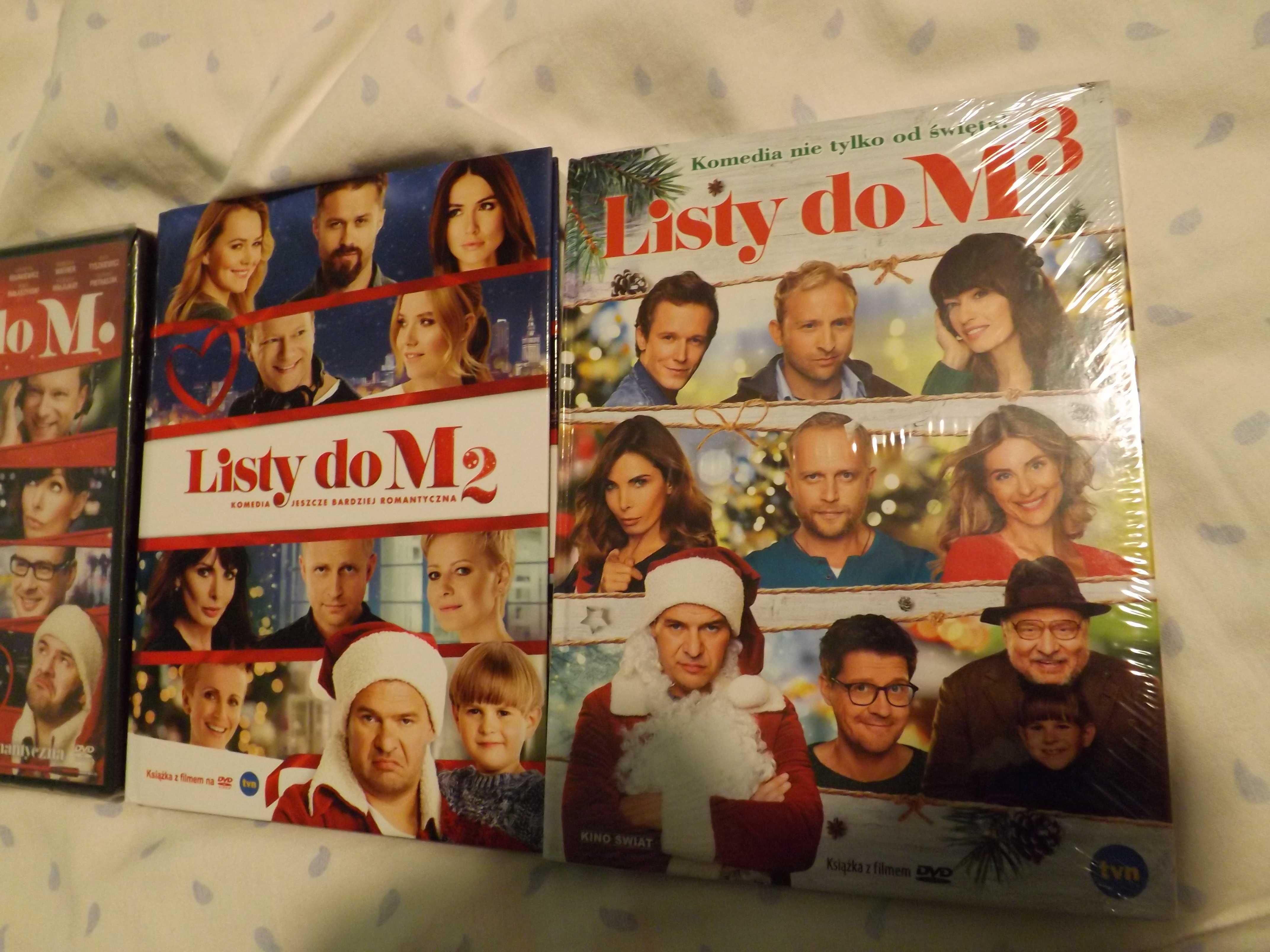 Listy do M dvd filmy trzy w zestawie