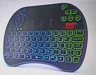 Nowa mini klawiatura z touchpaden RIiTV 2,4GHz 8kolorow bezprzewodowa