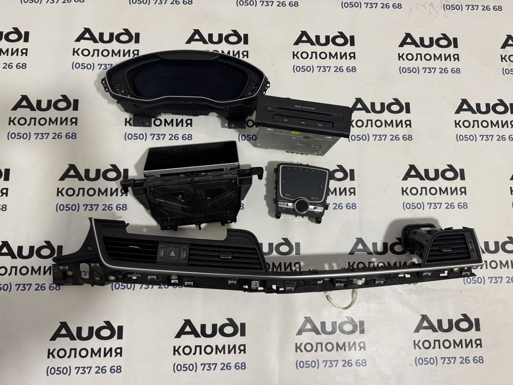 Audi q5 mmi cockpit приборка мультимедія щиток лед led audi q5 fy 80a