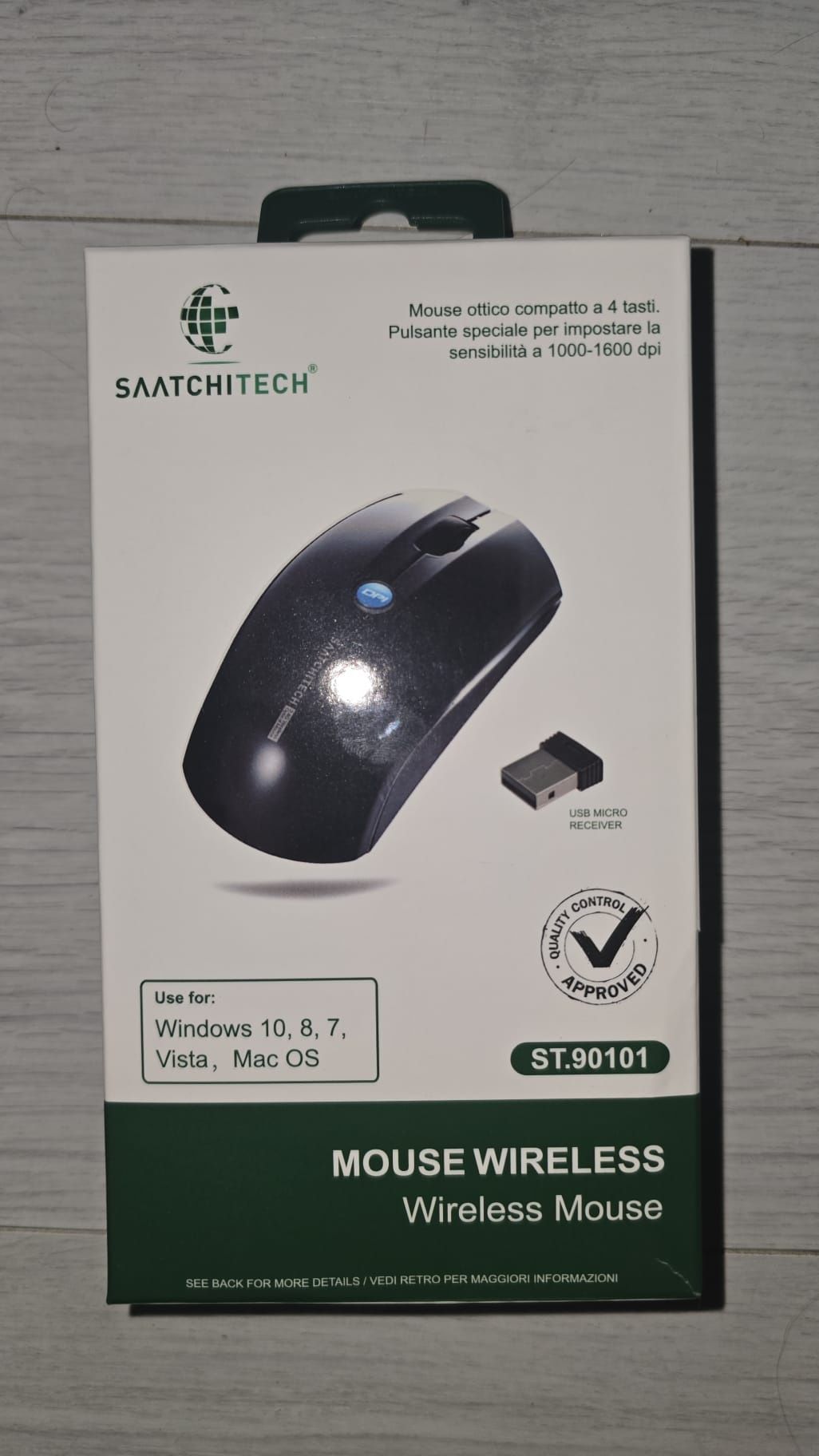 Myszka bezprzewodowa USB 2,4GHz