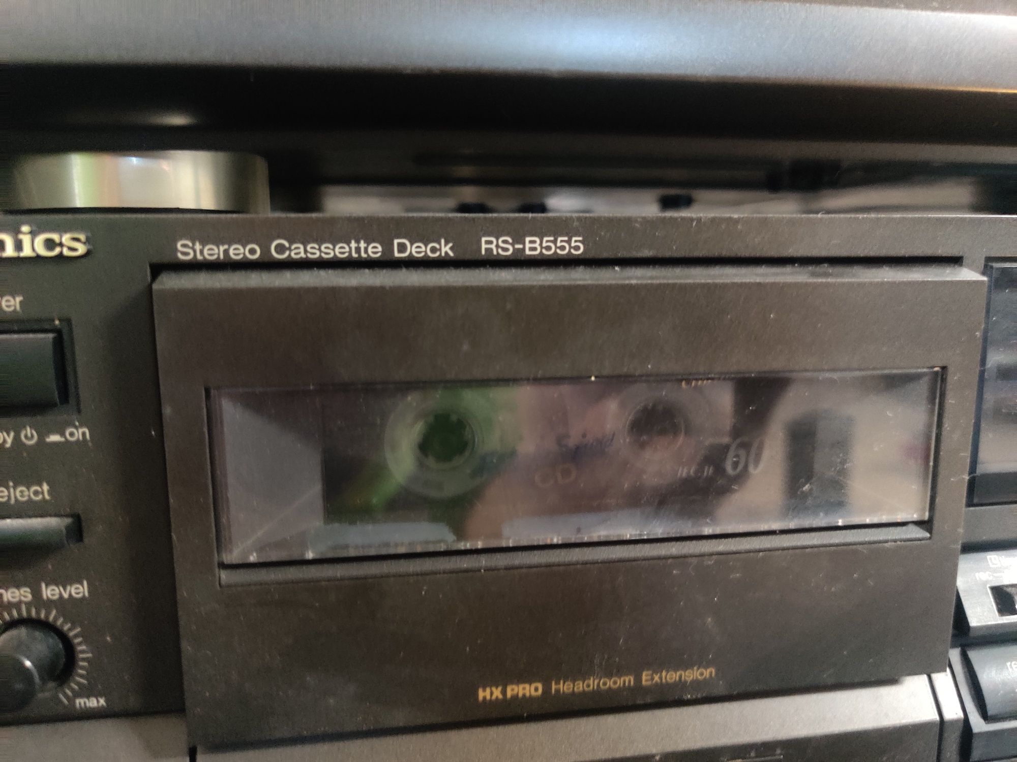 technics deck cassete RS-B555