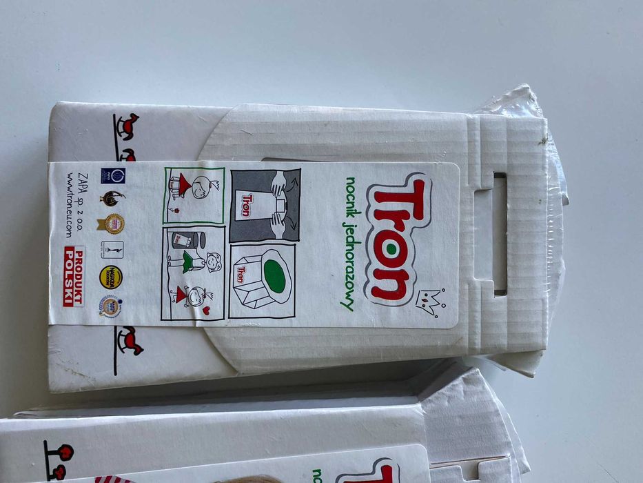 Jednorazowy biodegradowalny nocnik turystyczny - 2 szt. nowe TRON