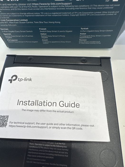 Tp link 5 port gigabit easy smart switch tl sg105 e