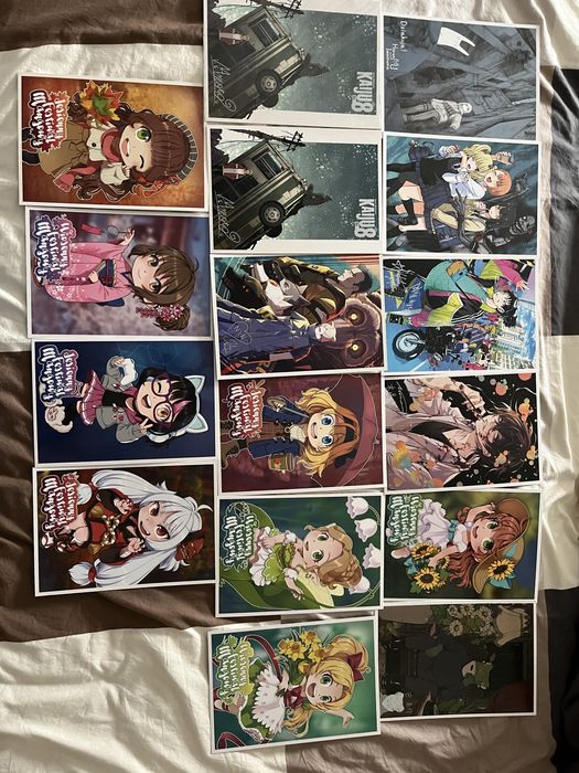 Karty festiwalowe Anime srebrne