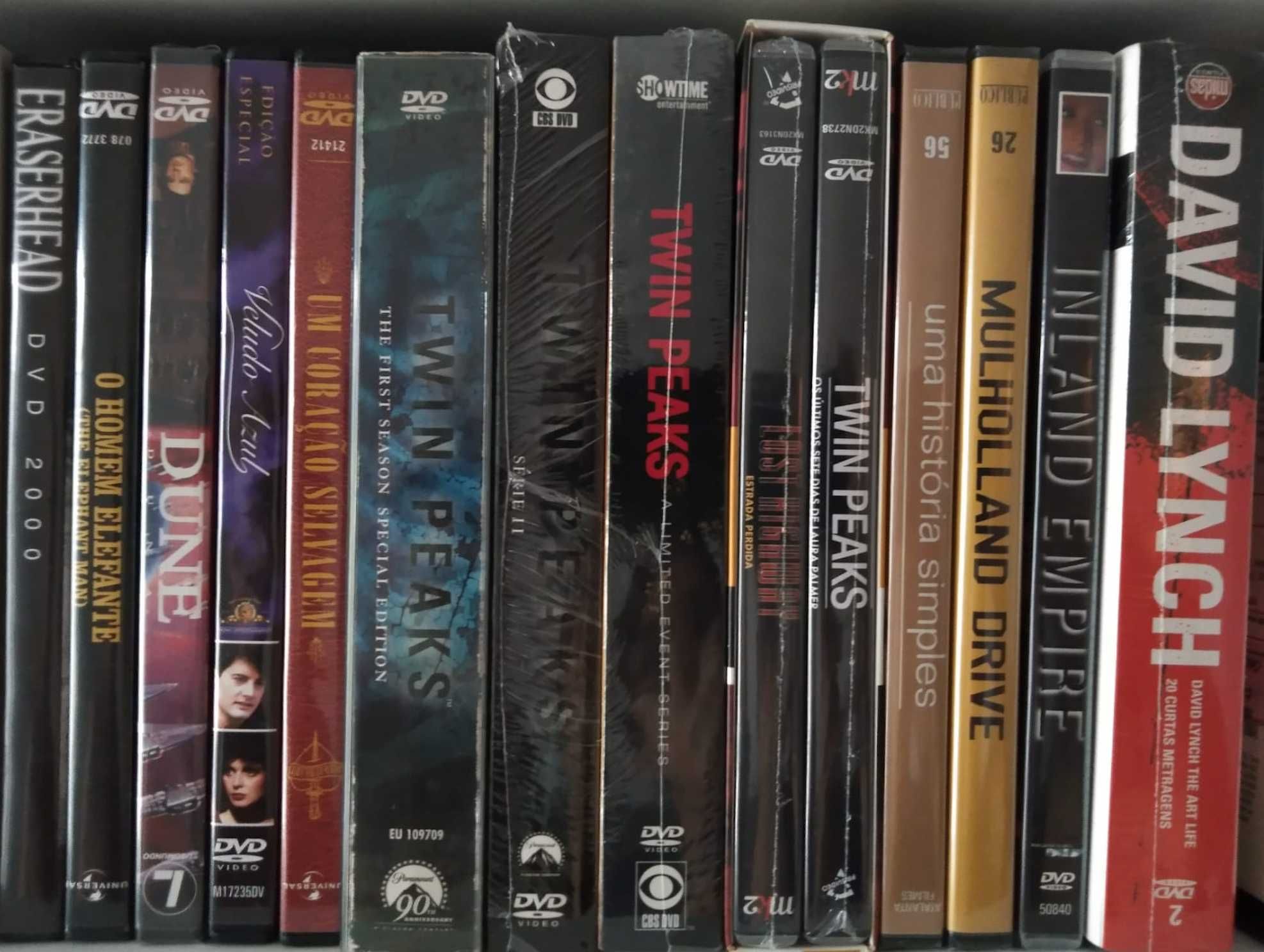 DVDs de filmes de David Lynch