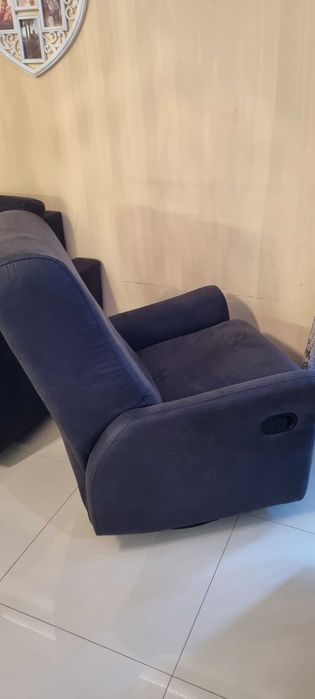 Fotele z funkcją relaks. Bujane i obrotowe. 2szt. Stan idealny.