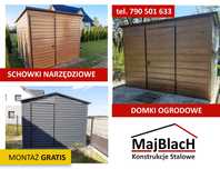 Garaż Blaszany na Narzędzia - do Ogrodu - Garaże Blaszane - Maj-Blach