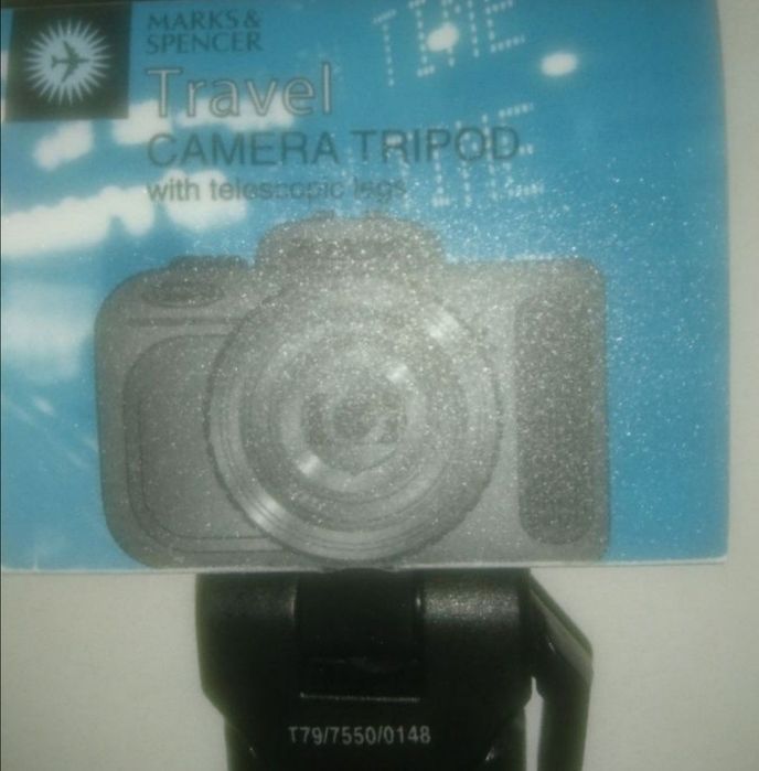 Штатив для фотоапарата з металевими висувними ніжками Tripod