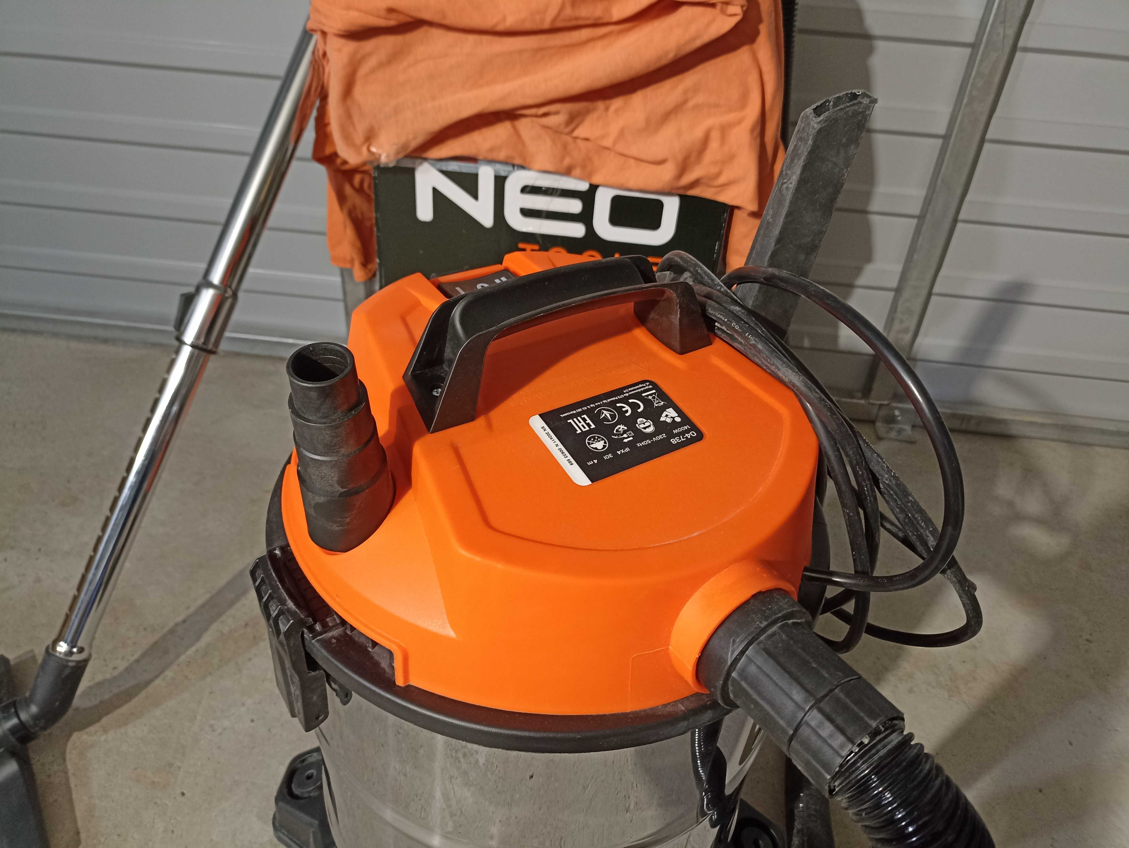 Odkurzacz przemysłowy - warsztatowy - NEO TOOLS - 1400W - NOWY - TANIO