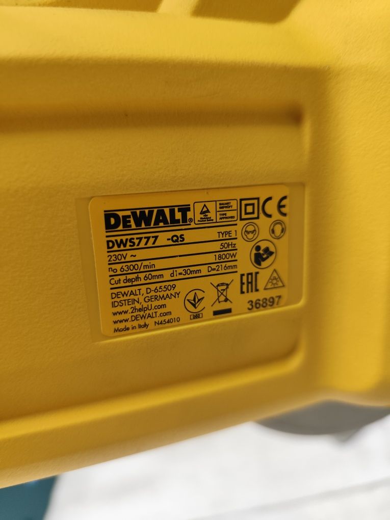 DeWal DWS 777 торцовка Девол оригінал торцювальна пила