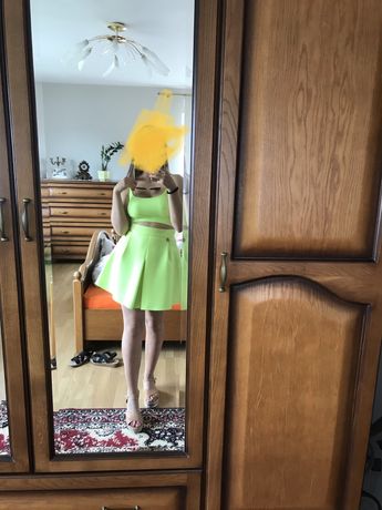 Neonowa spódniczka / żółta