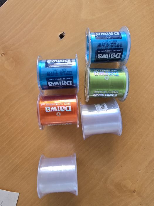 7  bobines de fio de pesca ( ler anúncio ) só 15.€