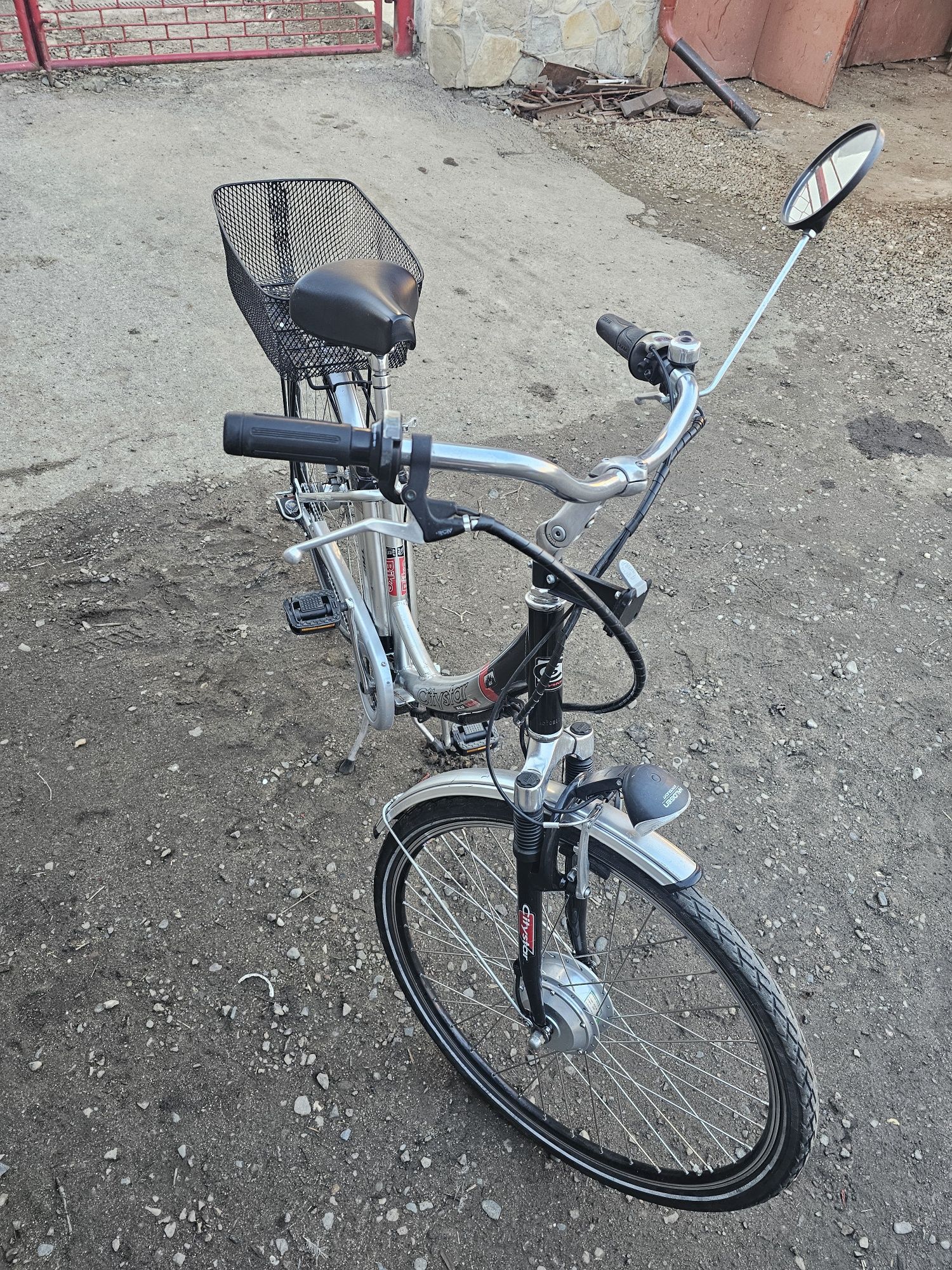 Rower elektryczny Citystar aluminium.