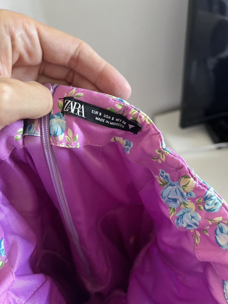 Vestido curto da Zara novo tamanho S