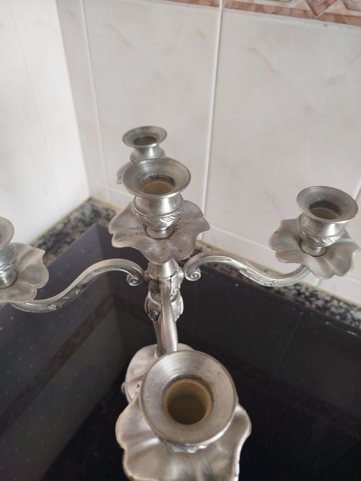 Castiçal em estanho