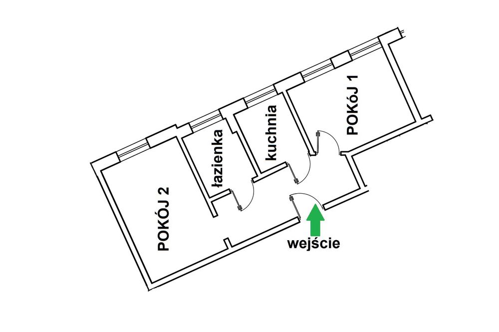 Mieszkanie 2 pokojowe rozkładowe SŁAWNO CENTRUM - dostępne od zaraz