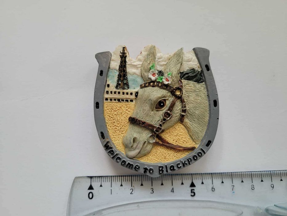 Magnes na lodówkę - 994e. BLACKPOOL Konik PODKOWA