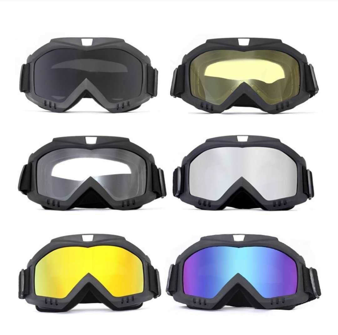 Gogle maski okulary motor cros quad paintball airsoft Gogle maski kask