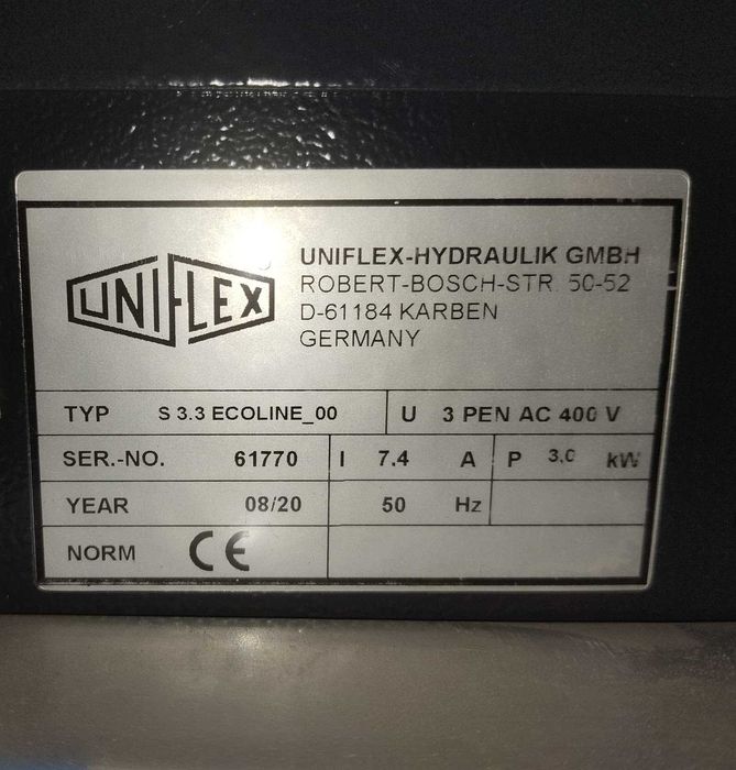 Zakuwarka do węży UNIFLEX S 3.3 ECOLINE nowa!