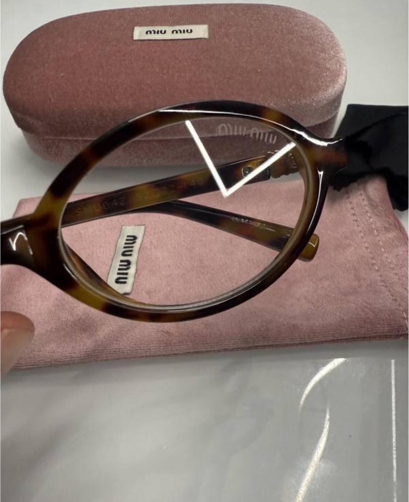 Очки miu miu прозрачные стекла