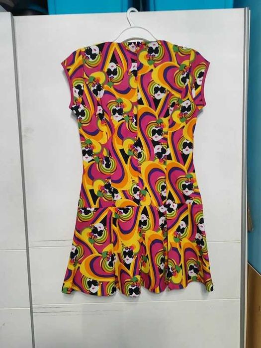 Strój przebranie sukienka lata 80 38