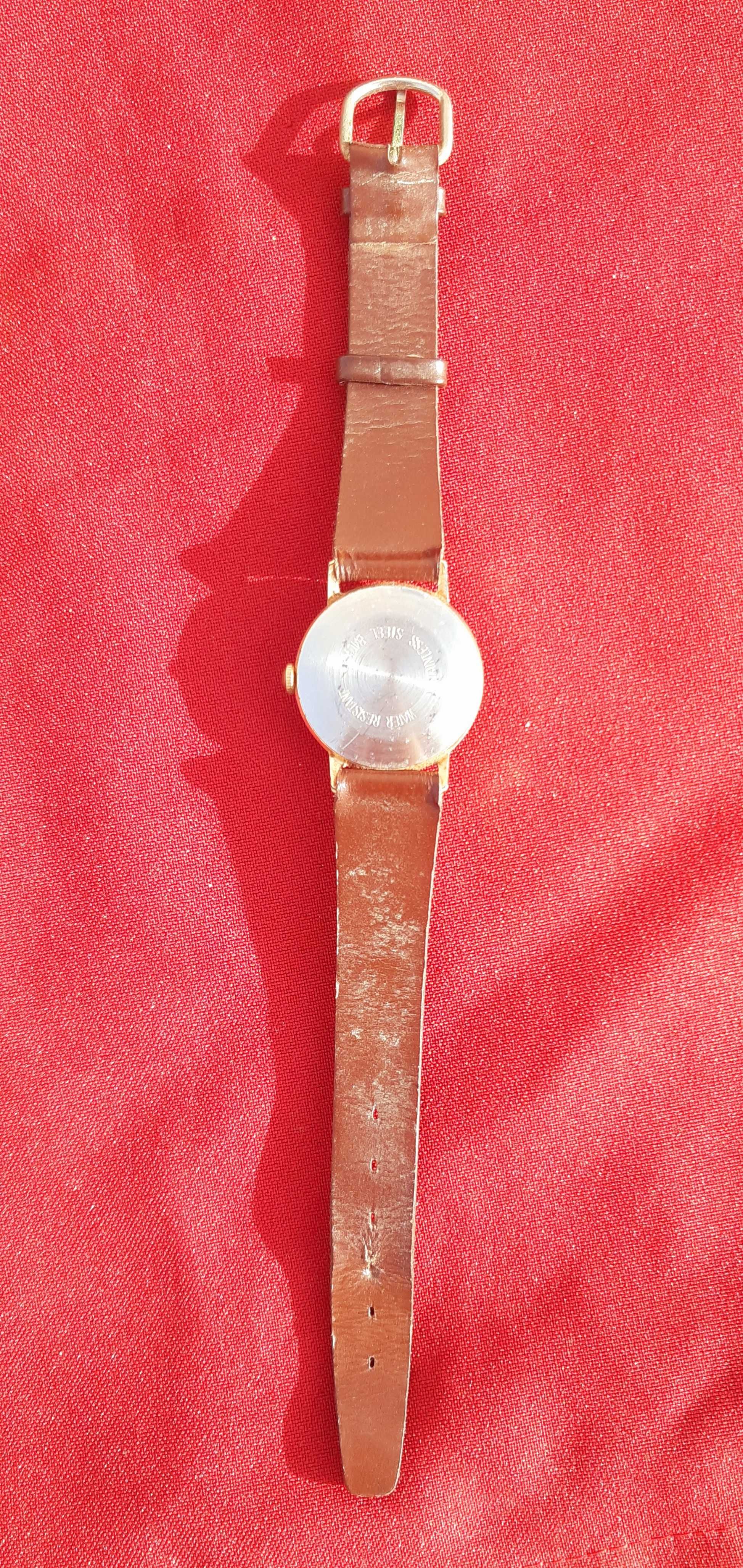 TIMEX, Relógio de Corda, Vintage, "Plaqué Or".