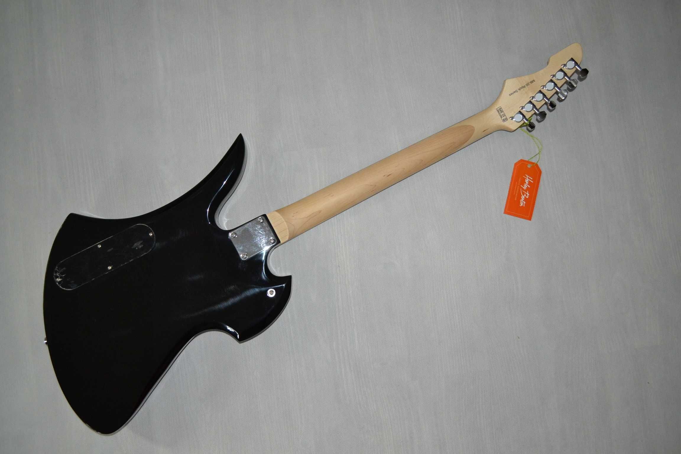 Harley Benton MB-20 BK nowa gitara elektryczna - ustawiona!