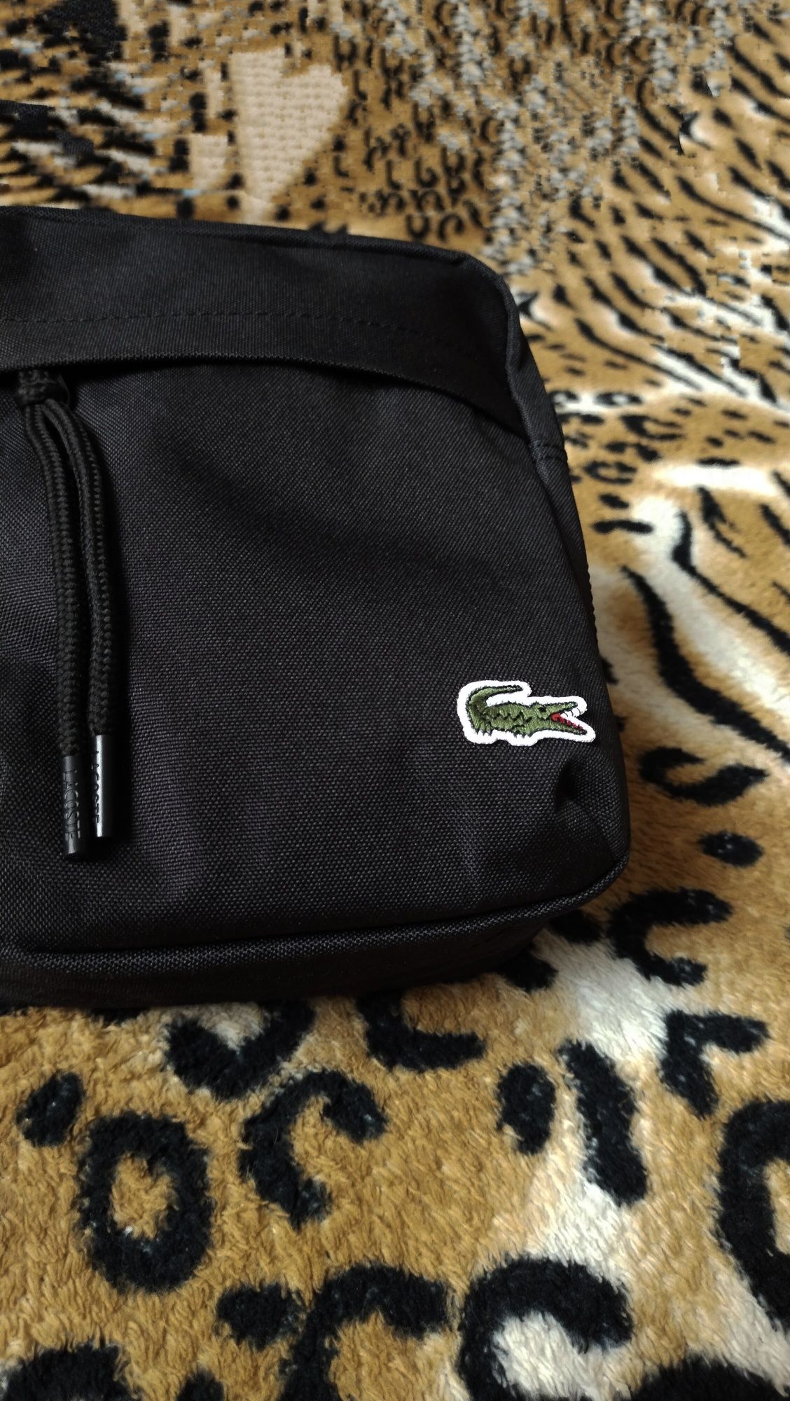 Месенджер Lacoste + мавпа Kipling в подарунок ( сумка, барсетка)