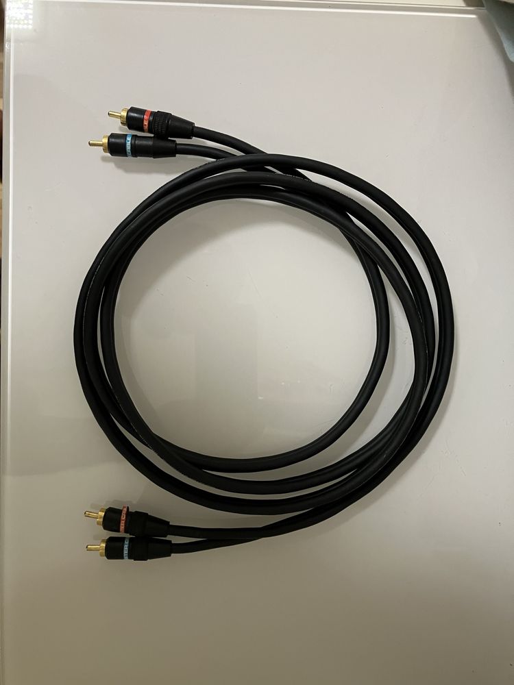 Cabos RCA audiófilos usados, como novos