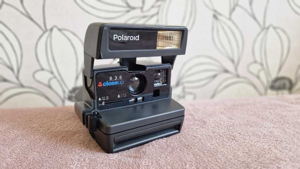 Aparat do zdjęć natychmiastowych Polaroid 636, pudełko, instrukcja