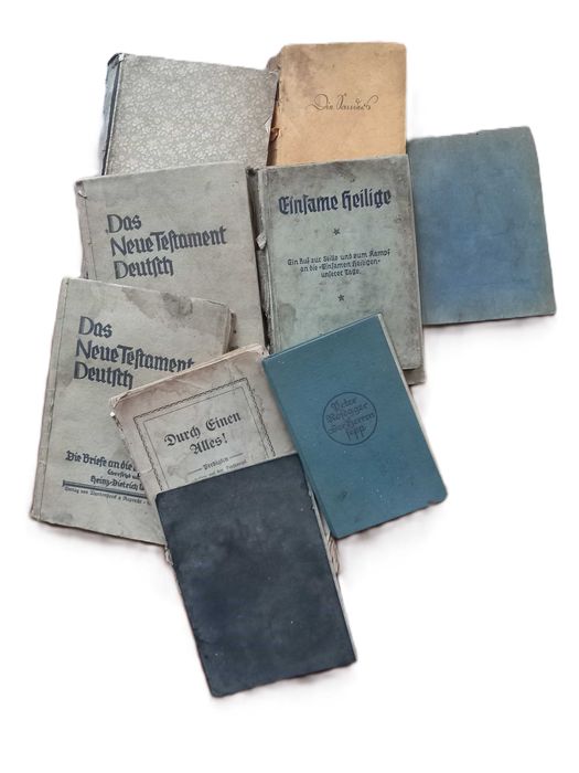 Stare poniemieckie książki znalezione we Wrocławiu (Breslau)