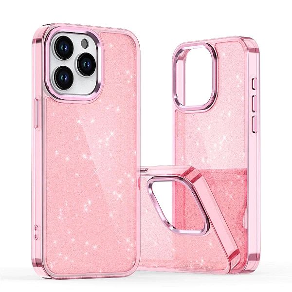 Etui brokatowe Glitter Case na Samsung Galaxy A56/5G - różowe