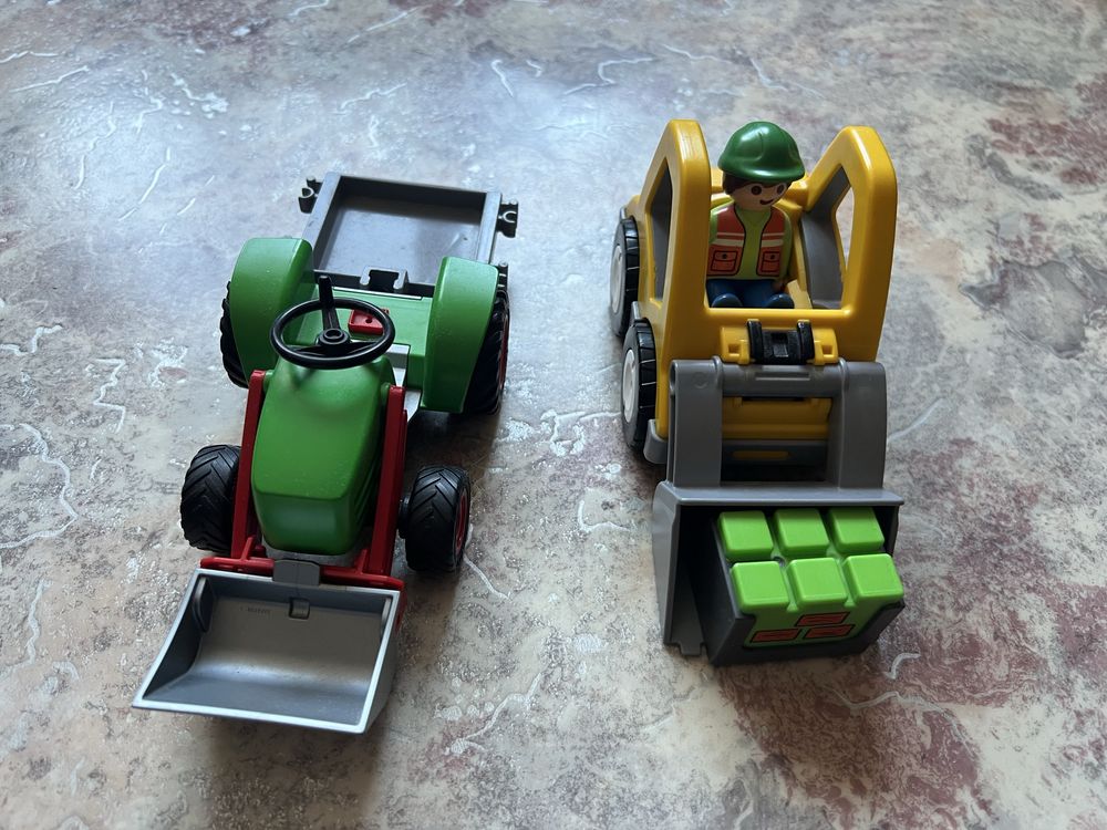Погрузчик и трактор Playmobil