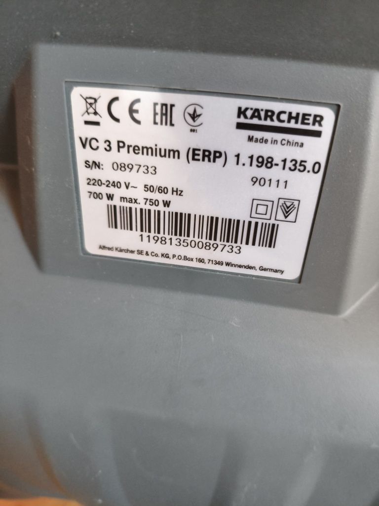 Odkurzacz Karcher vc 3