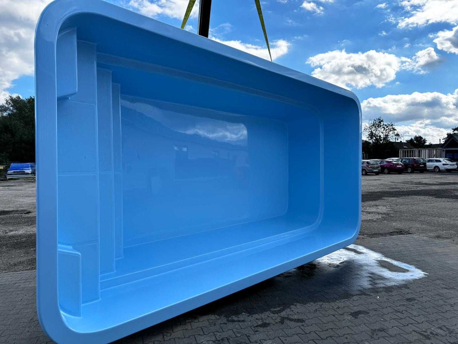 MEGA PROMOCJA! Basen poliestrowy SARAGOSSA 600x300x150cm z osprzętem!