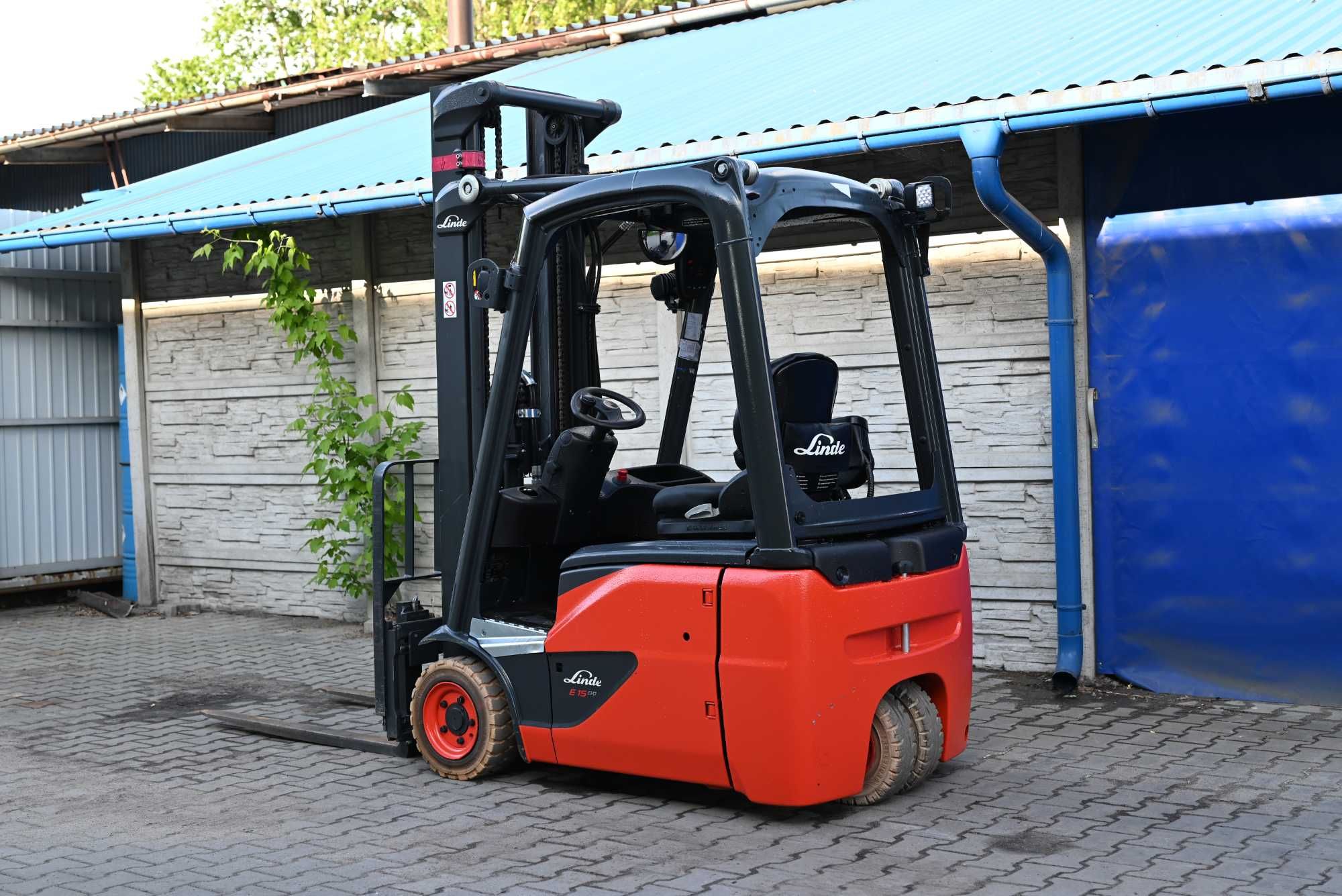 Wózek widłowy Linde E15 Triplex 540cm 4500 mth 2019 rok rok FHP 390