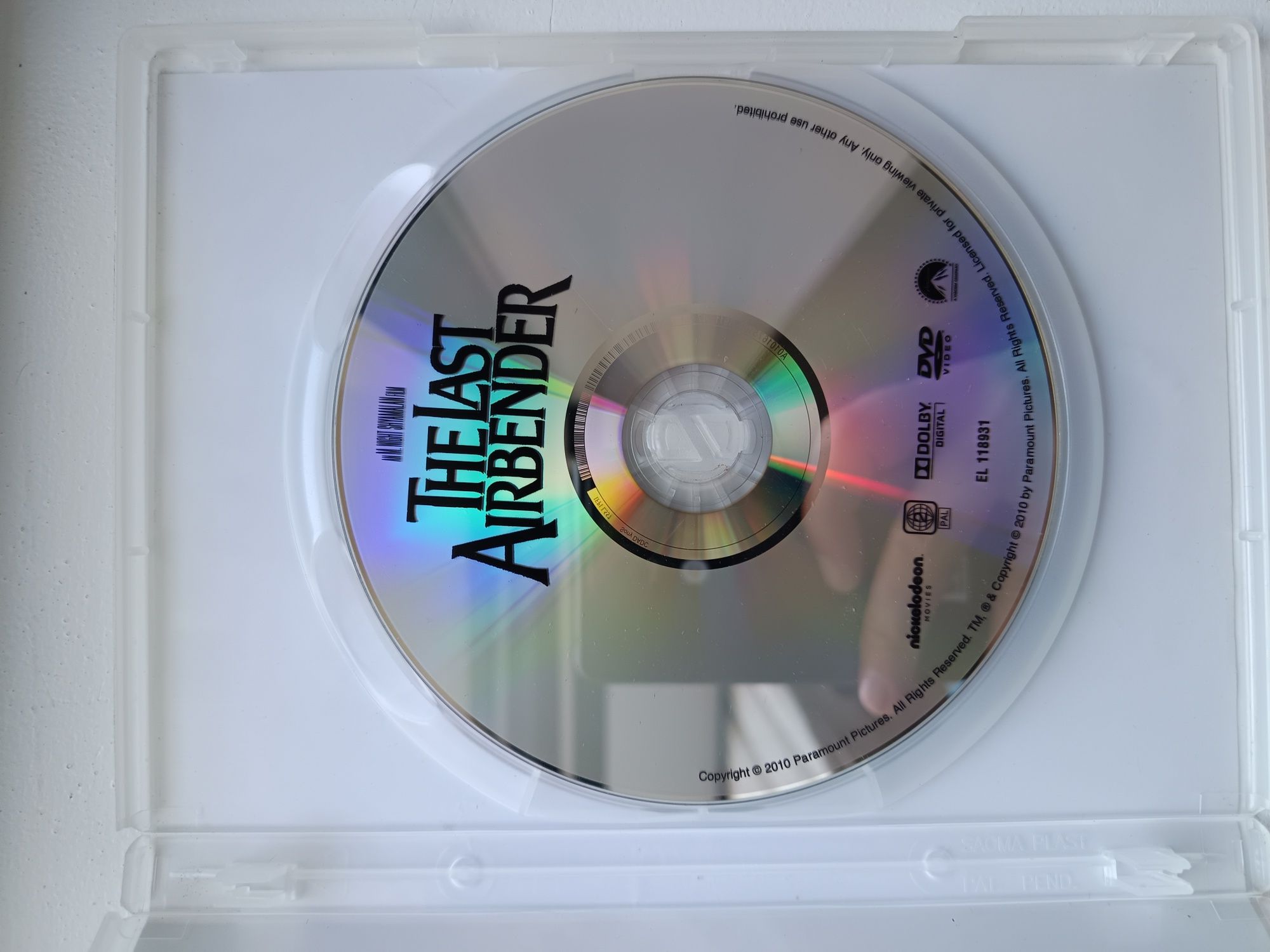 DVD o último airbender