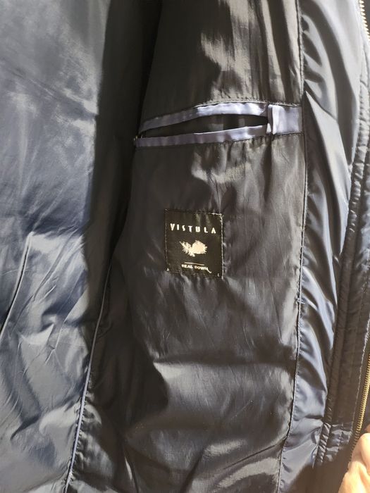 Kurtka zimowa męska granatowa parka vistula rozm. L