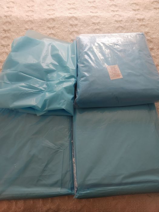 Bata descartável manga comprida adulto