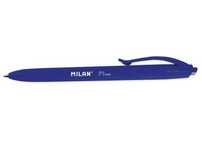 Długopis P1 Rubber Touch niebieski (25szt) MILAN MILAN pudełko,