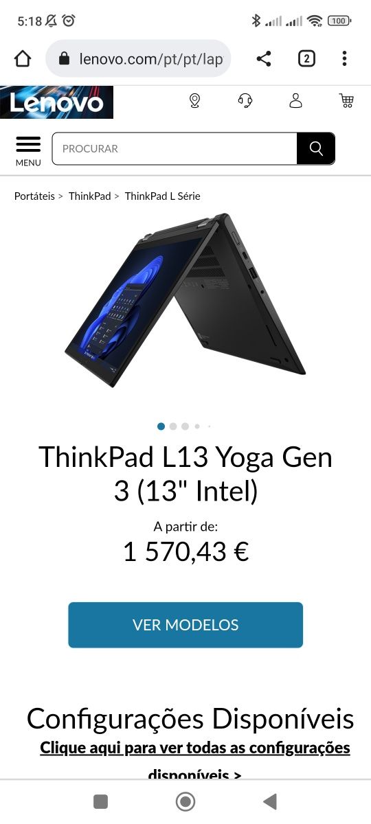 Lenovo yoga i13 i7 10 geração