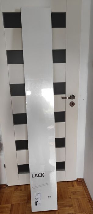 Półka lack biała z Ikea 190x26 cm