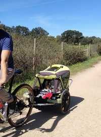 Reboque bicicleta de criança