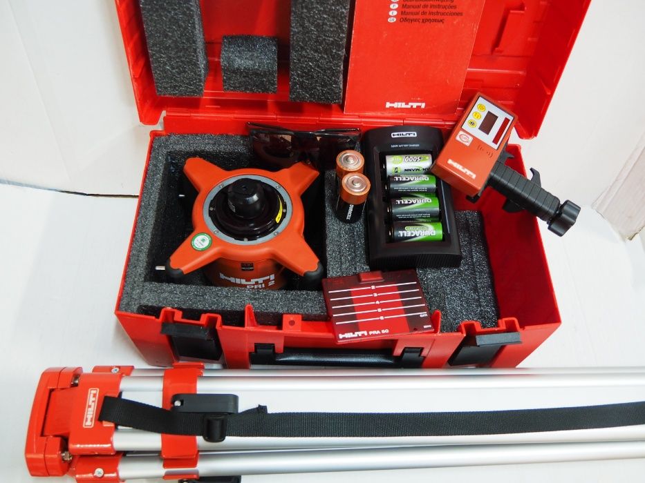 Niwelator obrotowy Hilti Pri 2 laser statyw walizka PR 30,300,35 Pre