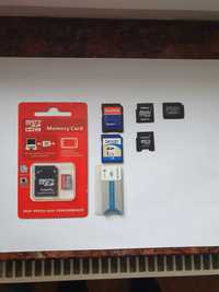Karty pamięci microSD ,SD ,ProDuo, przejściówki,adaptery