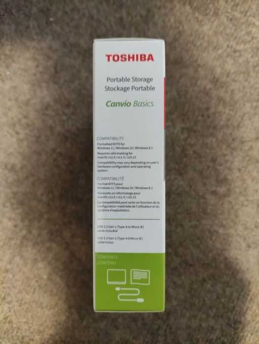 Dysk przenośny Toshiba 2TB 2,5 cala