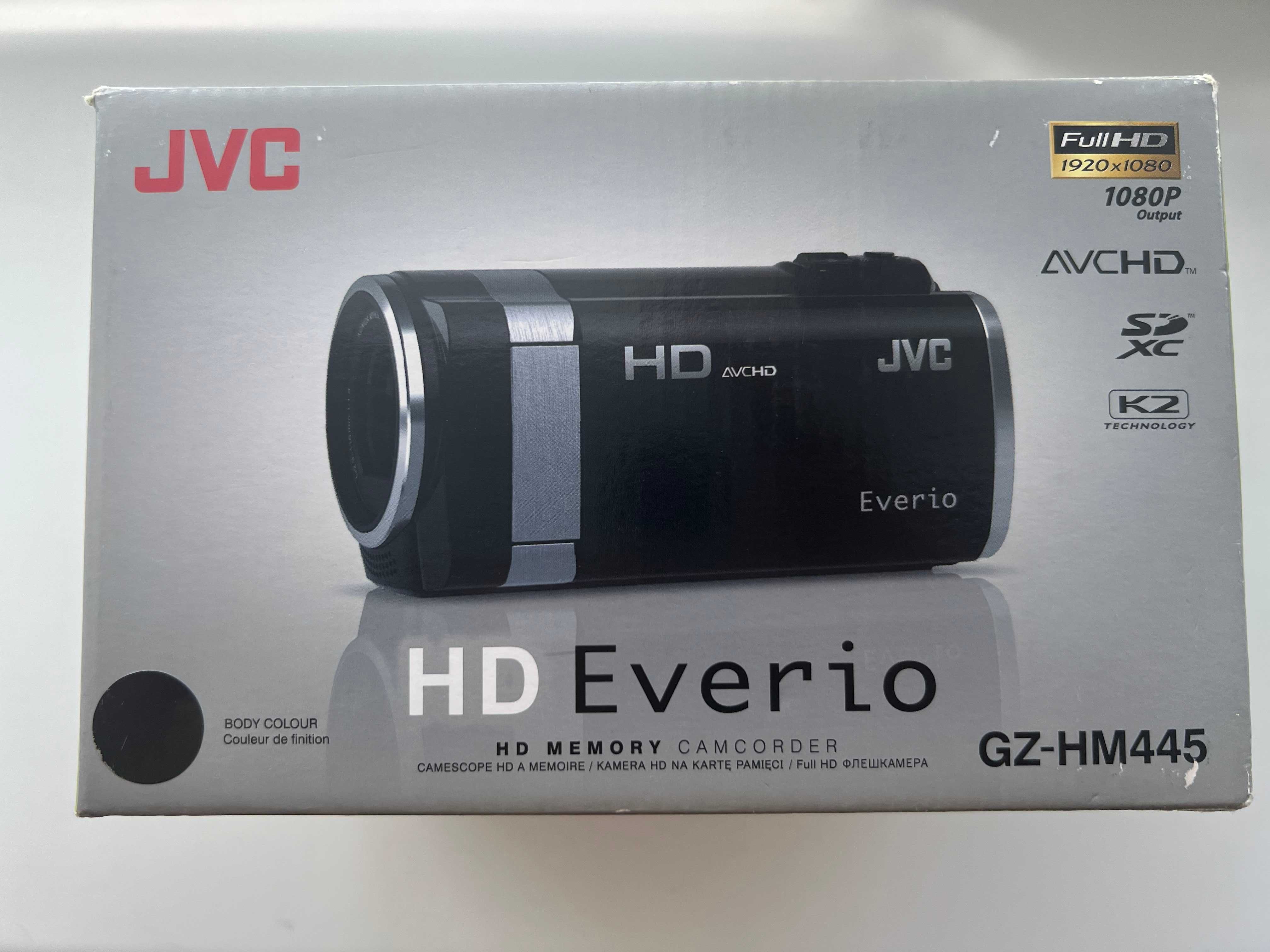 Відеокамера JVC GZ-HM445 Black