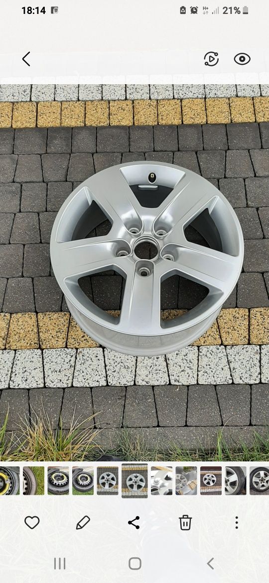 Felgi Audi A4 b6 2 szt. 16 cali